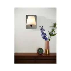 Lucide IDAHO - Wandlamp - 1xE14 - Grijs Lucide