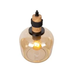 Lucide ILONA Hanglamp-Amber-3xE27-40W-Glas
