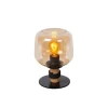 Lucide ILONA Tafellamp-Amber-Ø18-1xE27-40W-Glas