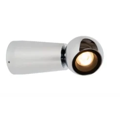 Lucide IPSOS Wandlamp-Chroom-LED-5W-3000K-IP54-Alumin.