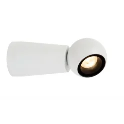 Lucide IPSOS Wandlamp-Wit-LED-5W-3000K-IP54-Alumin.