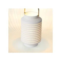 Lucide JAMILA - Tafellamp - Ø 15,5 cm - 1xE14 - Wit Lucide