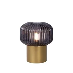 Lucide JANY - Tafellamp - Ø 16 cm - 1xE14 - Mat Goud / Messing