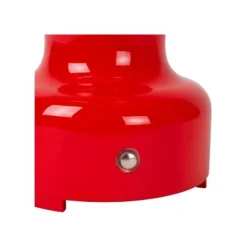 Lucide JASON Tafellamp-Rood-LED Dimb.-2W-3000K-3 StepDim