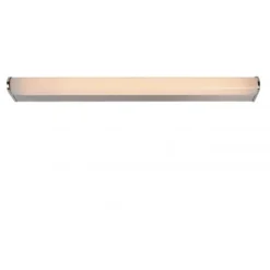Lucide JASPER - Spiegellamp Badkamer - LED - 1x16W 3000K - IP44 - Mat chroom