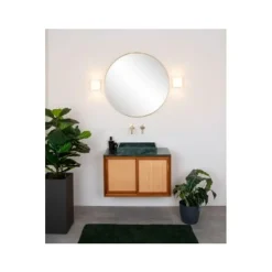 Lucide JELTE - Wandlamp Badkamer - Ø 12 cm - 1xG9 - IP44 - Zwart