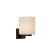 Lucide JENNO - Wandlamp Badkamer - 1xG9 - IP44 - Zwart Lucide