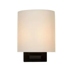 Lucide JENNO - Wandlamp Badkamer - 1xG9 - IP44 - Zwart Lucide