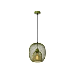 Lucide JERREL - Hanglamp - Ø 25 cm - 1xE27 - Groen