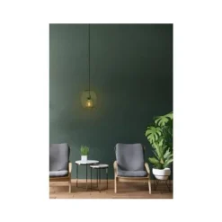 Lucide JERREL - Hanglamp - Ø 25 cm - 1xE27 - Groen