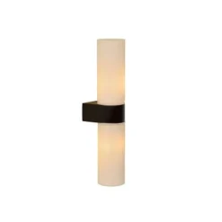 Lucide JESSE - Wandlamp Badkamer - 2xG9 - IP44 - Zwart