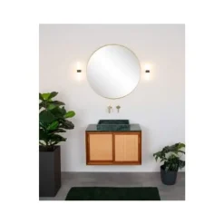 Lucide JESSE - Wandlamp Badkamer - 2xG9 - IP44 - Zwart