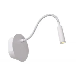 Lucide JOLIJN Bedlamp-Wit-Ø11-LED-2W-3000K