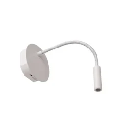Lucide JOLIJN Bedlamp-Wit-Ø11-LED-2W-3000K