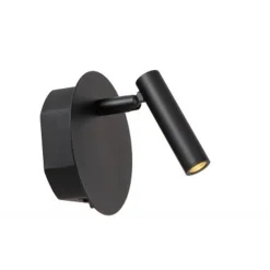 Lucide JOLIJN Bedlamp-Zwart-Ø10,2-LED-2W-3000K