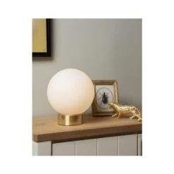 Lucide JORIT Tafellamp-Opaal-Ø25-1xE27-60W-Glas