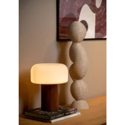 Lucide KENAN - Tafellamp - Ø 22 cm - 1xE14 - Hout