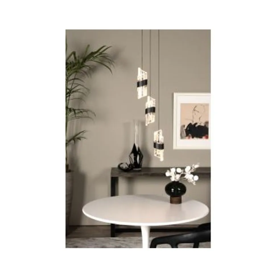 Lucide KLIGANDE Hanglamp-Zwart-Ø25-LED Dimb.-8W-2700K
