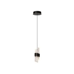 Lucide KLIGANDE Hanglamp-Zwart-Ø13-LED-9W-2700K-Acryli.