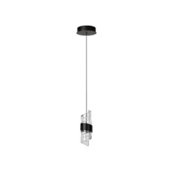 Lucide KLIGANDE Hanglamp-Zwart-Ø13-LED-9W-2700K-Acryli.