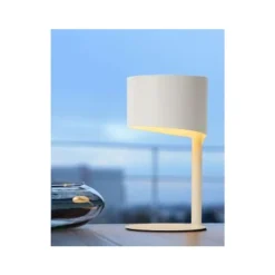 Lucide KNULLE - Tafellamp - Ø 15 cm - 1xE14 - Wit Lucide
