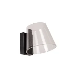 Lucide KORGIS Wandlamp Badk.-Transp.-LED-10W-3000K-IP44