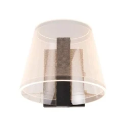 Lucide KORGIS Wandlamp Badk.-Transp.-LED-10W-3000K-IP44