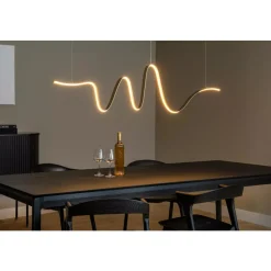 Lucide LAMBADA Hanglamp-Mat Go.-LED Dimb.-34W-2700K/3200K