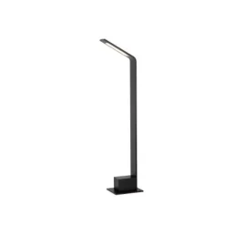 Lucide LAWFORD Sokkellamp Buiten-Zwart-LED-6W-3000K-IP54