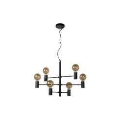 Lucide LEANNE - Hanglamp - 6xE27 - Zwart Lucide