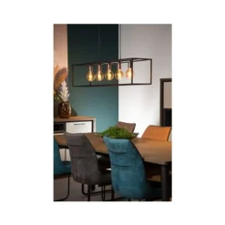 Lucide LUC.ARTHUR PENDEL 5XE27 ZWART