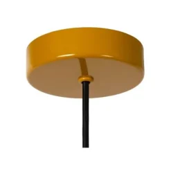 Lucide MACARONS Hanglamp-Okerge.-Ø24,5-1xE27-40W-Metaal