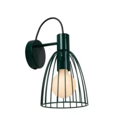 Lucide MACARONS Wandlamp-Groen-1xE27-40W-Metaal
