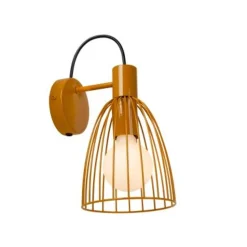 Lucide MACARONS Wandlamp-Okerge.-1xE27-40W-Metaal