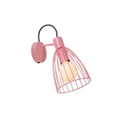 Lucide MACARONS Wandlamp-Roze-1xE27-40W-Metaal
