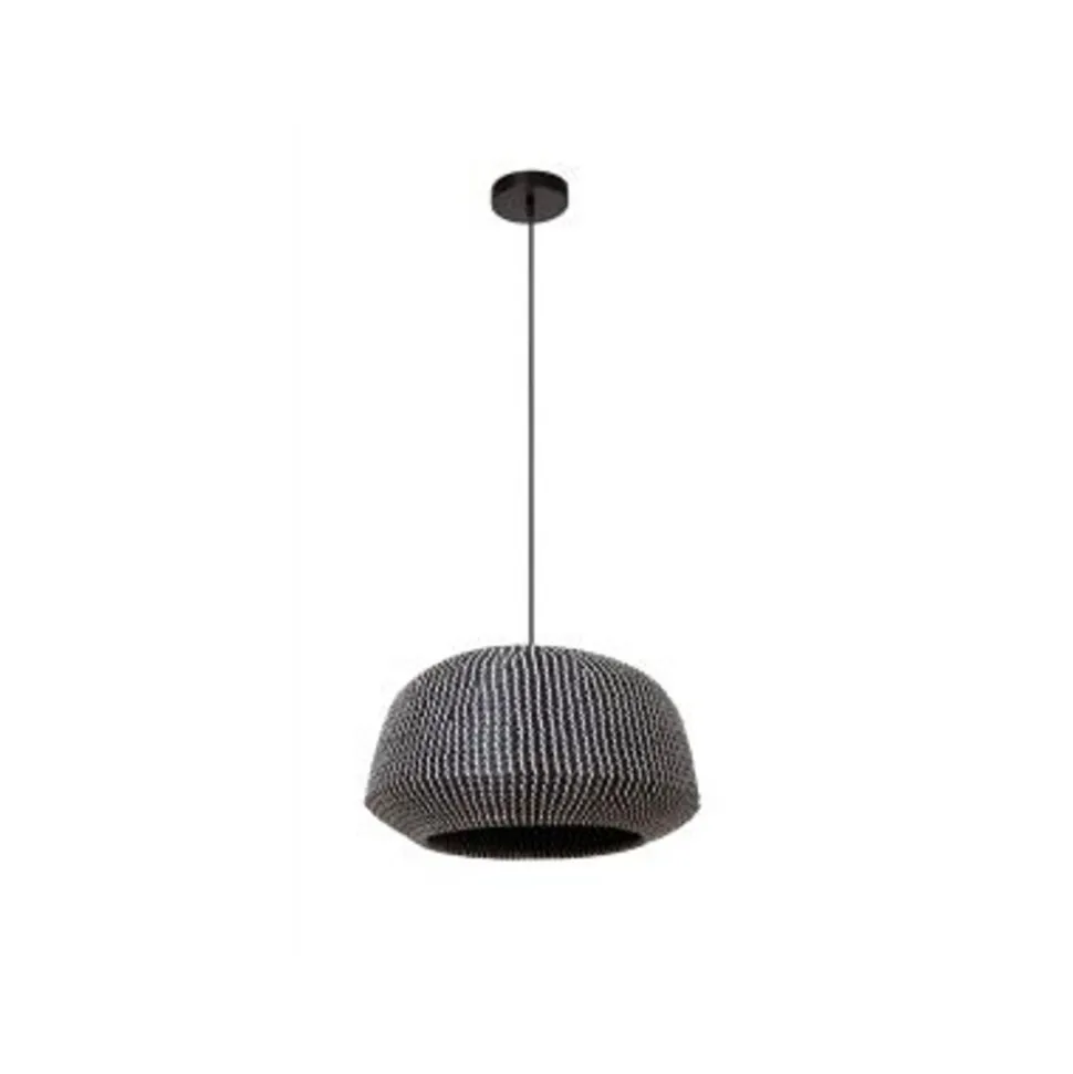 Lucide MADUKA Hanglamp-Zwart-1xE27-40W-Zeegra.