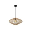 Lucide MAGALI - Hanglamp - Ø 56 cm - 1xE27 - Licht hout Lucide