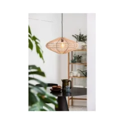 Lucide MAGALI - Hanglamp - Ø 56 cm - 1xE27 - Licht hout Lucide