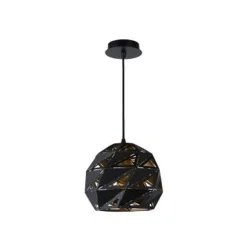 Lucide MALUNGA - Hanglamp - Ø 25 cm - 1xE27 - Zwart Lucide