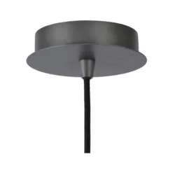 Lucide MALUNGA - Hanglamp - Ø 25 cm - 1xE27 - Grijs