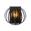 Lucide MANUELA - Wandlamp - 1xE14 - Zwart