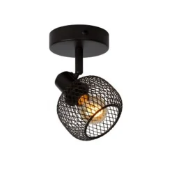 Lucide MAREN - Wandspot - 1xE14 - Zwart Lucide