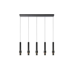 Lucide MARGARY Hanglamp-Zwart-LED Dimb.-4,2W-2700K
