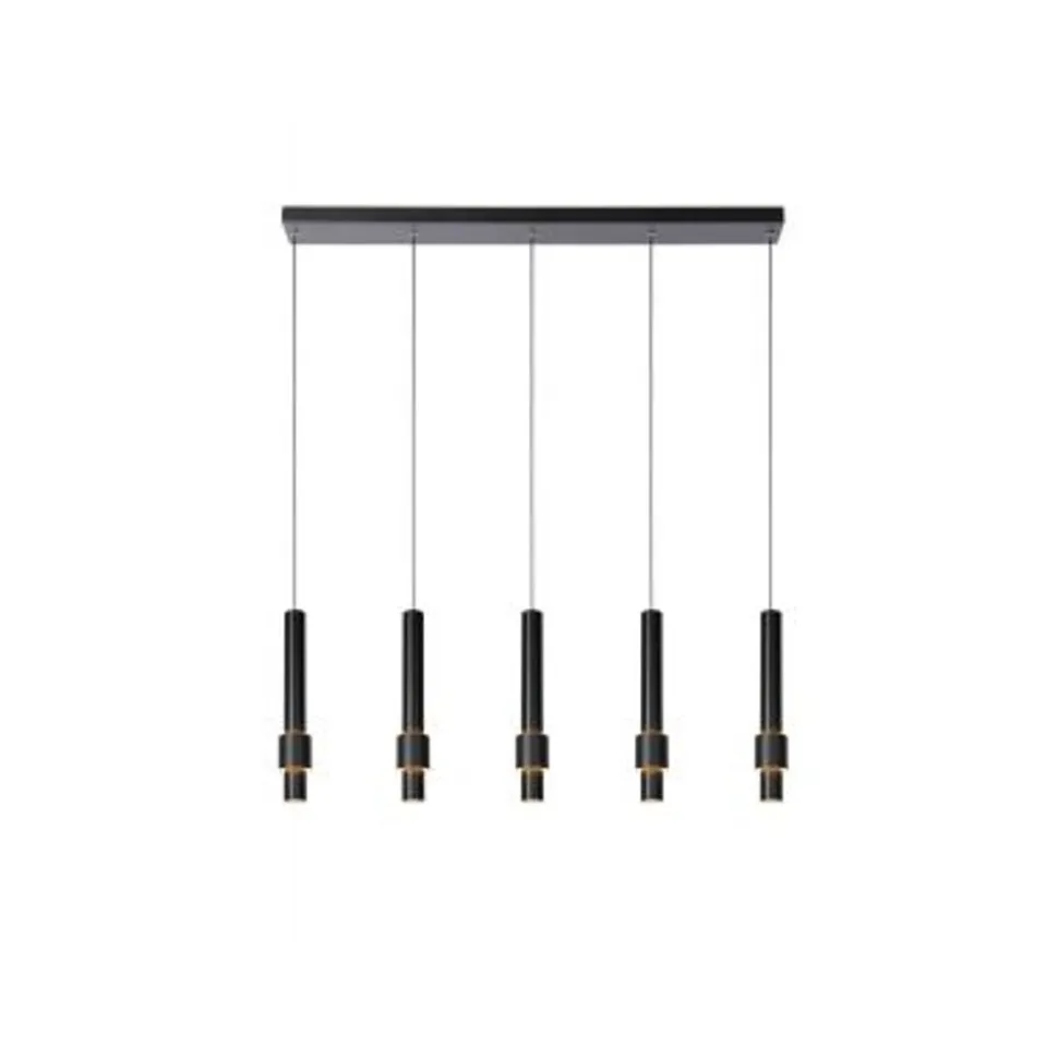 Lucide MARGARY Hanglamp-Zwart-LED Dimb.-4,2W-2700K