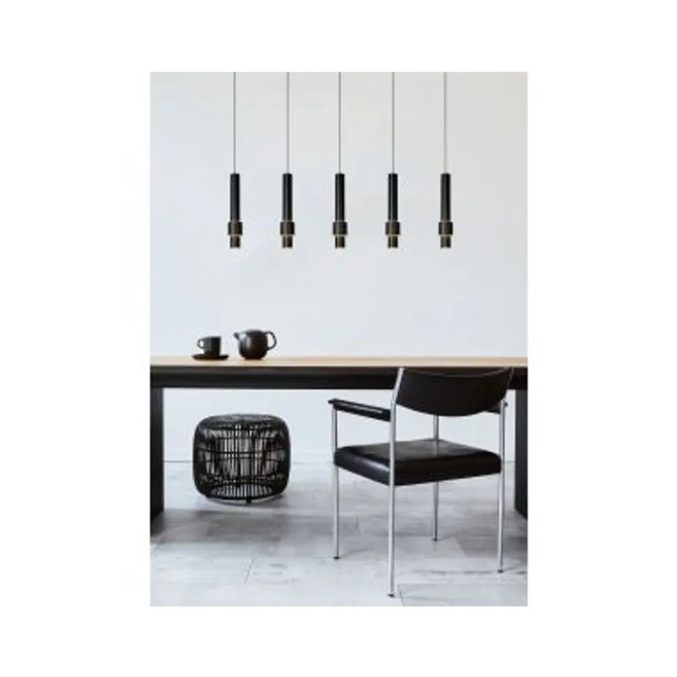 Lucide MARGARY Hanglamp-Zwart-LED Dimb.-4,2W-2700K