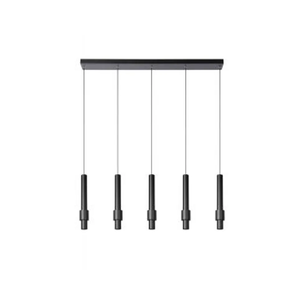 Lucide MARGARY Hanglamp-Zwart-LED Dimb.-4,2W-2700K