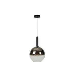Lucide MARIUS Hanglamp-Zwart-Ø30-1xE27-40W-Glas