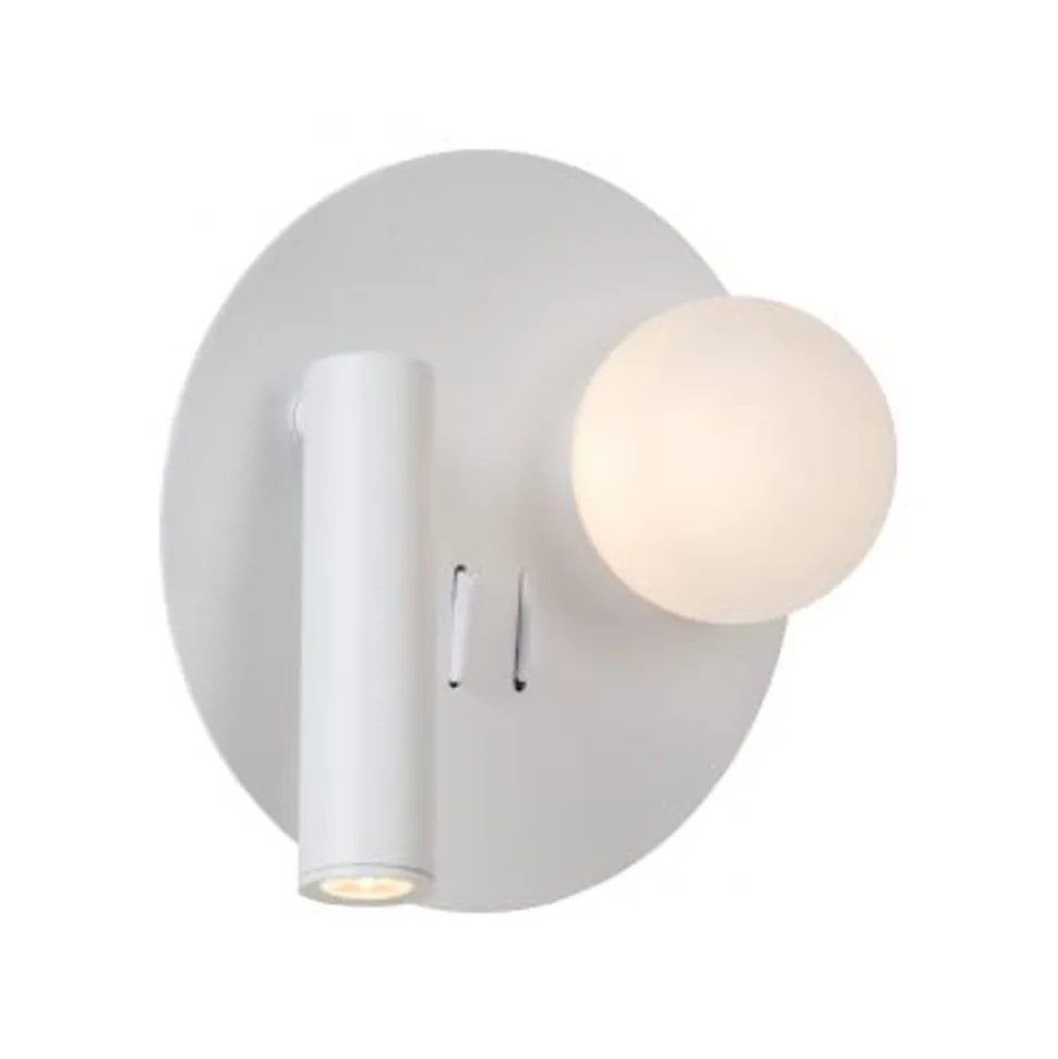 Lucide MATIZ Bedlamp-Wit-LED-3,7W-3000K