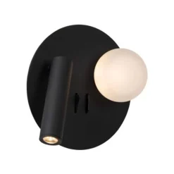 Lucide MATIZ Bedlamp-Zwart-LED-3,7W-3000K