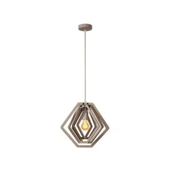 Lucide MAURO Hanglamp Kinder-Taupe-1xE27-40W-MDF